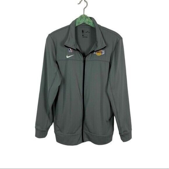 Nike Gray Zip Up Sweater Small Unisex Streetwear Athletic Sportswear Layer - Picture 1 of 6